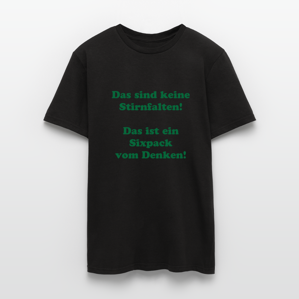 T-Shirt Sixpack vom Denken - Schwarz