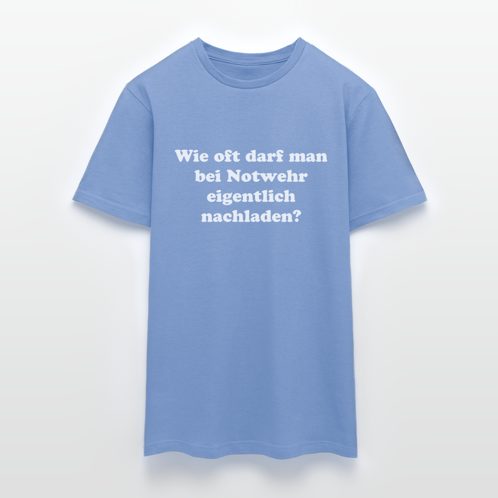 T-Shirt Notwehr - carolina blue