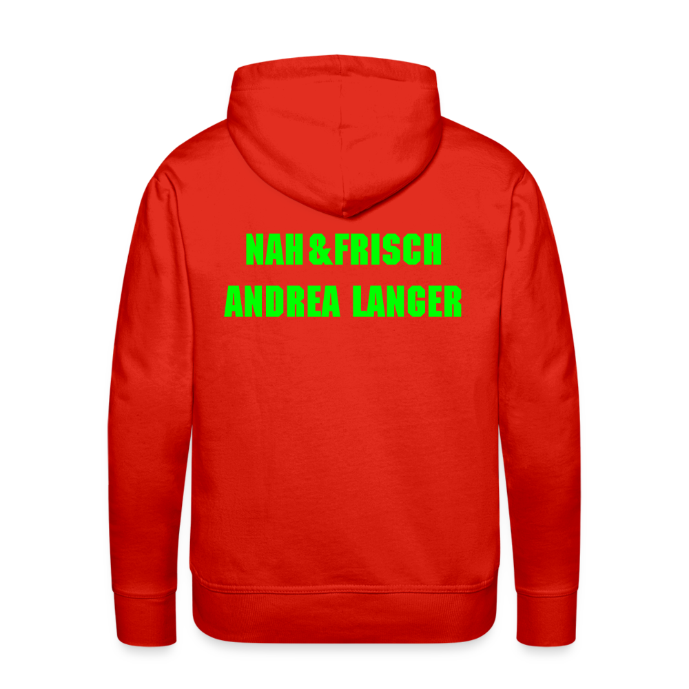 Premium Hoodie Nah & Frisch - Rot