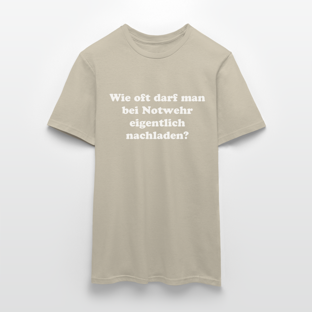 T-Shirt Notwehr - Sandbeige