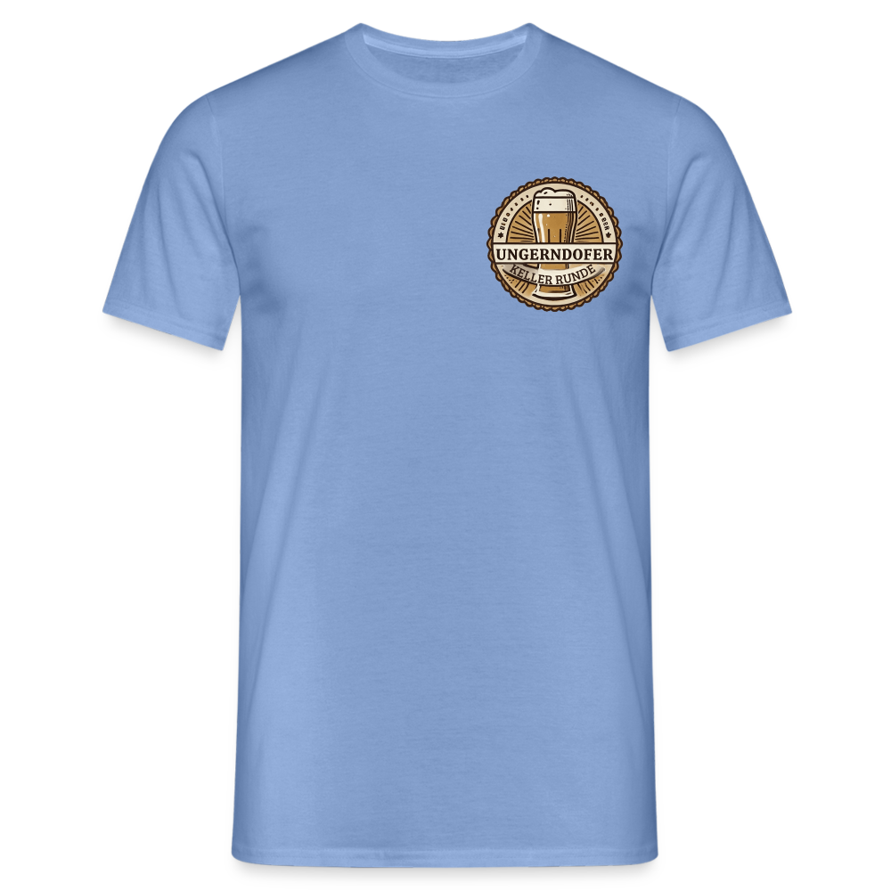 Männer T-Shirt Kellerunde - carolina blue