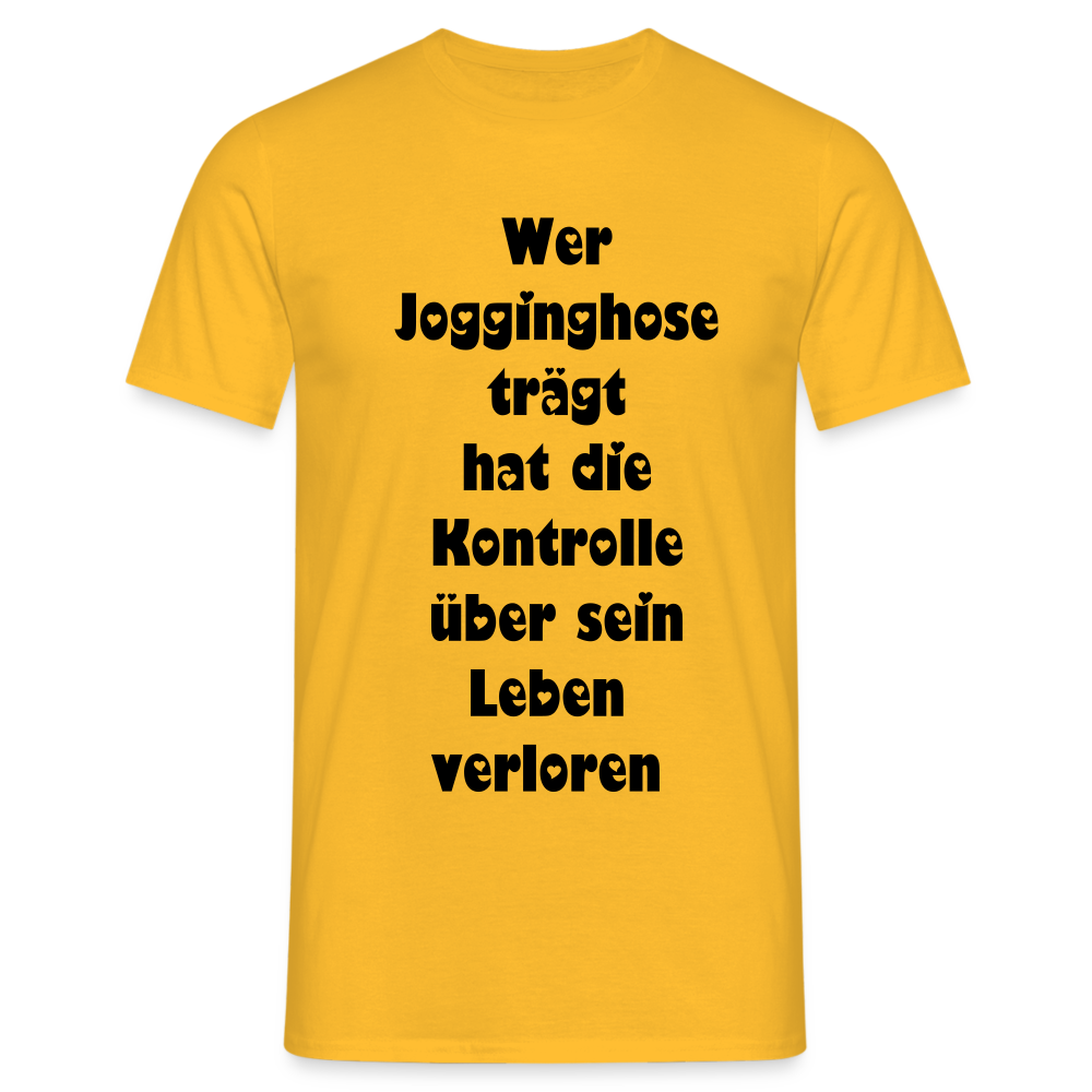 Jogginghose T-Shirt - Gelb