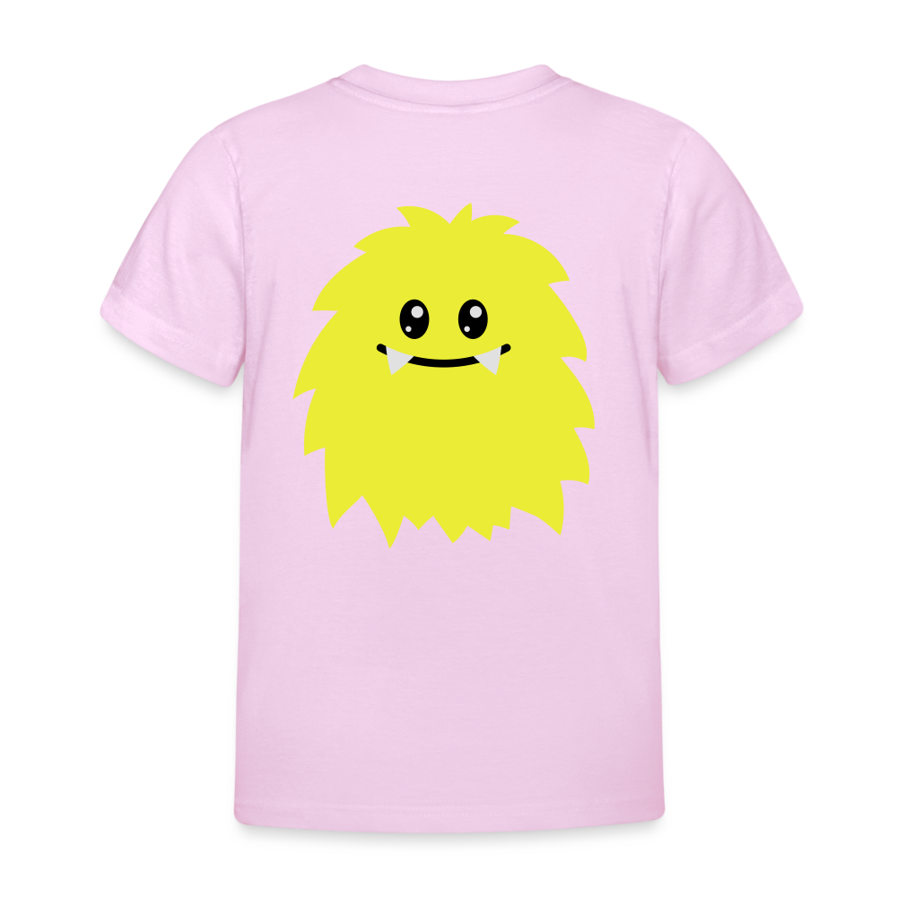 Kinder T-Shirt Monster - Hellrosa