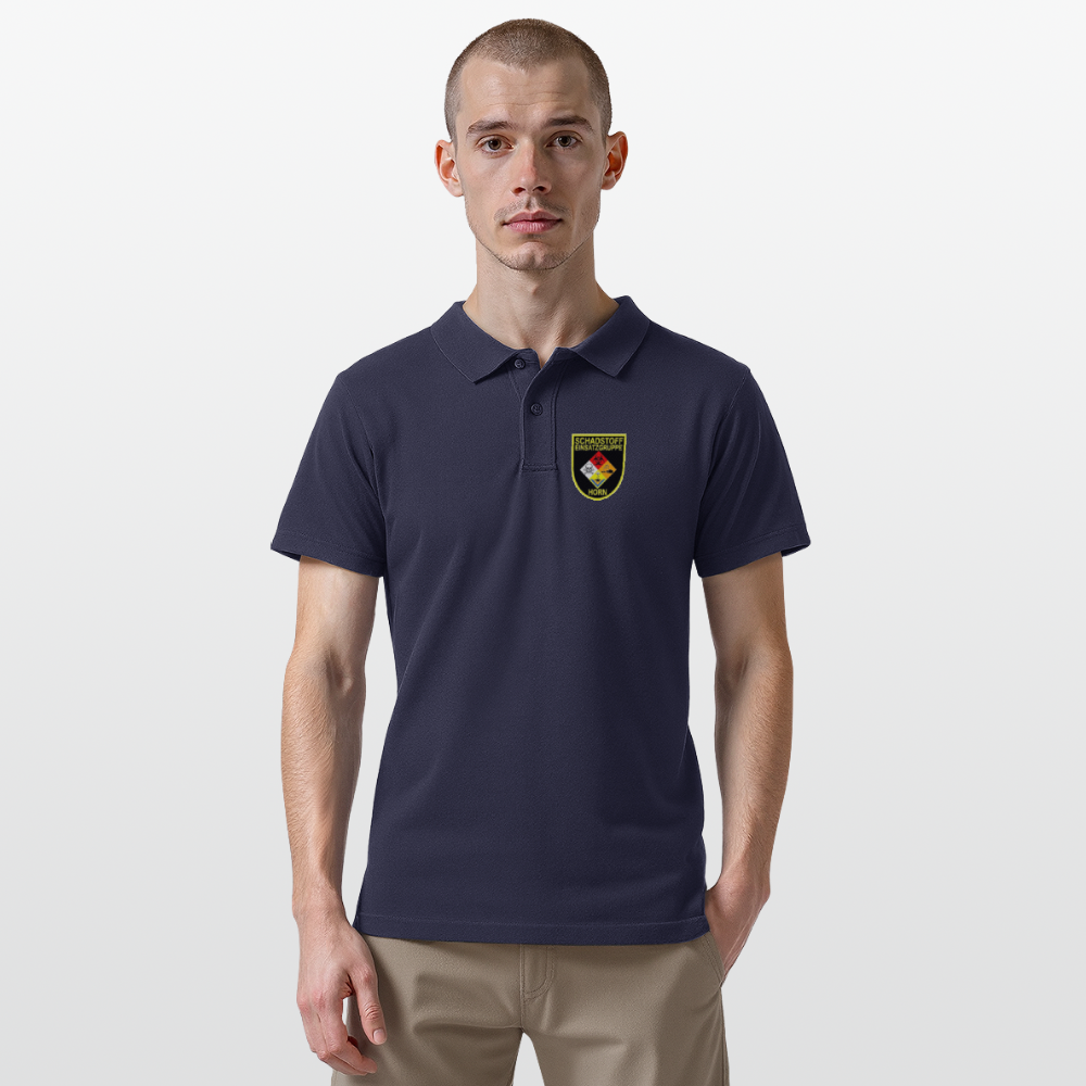 Poloshirt Schadstoffgruppenzug Horn - Navy