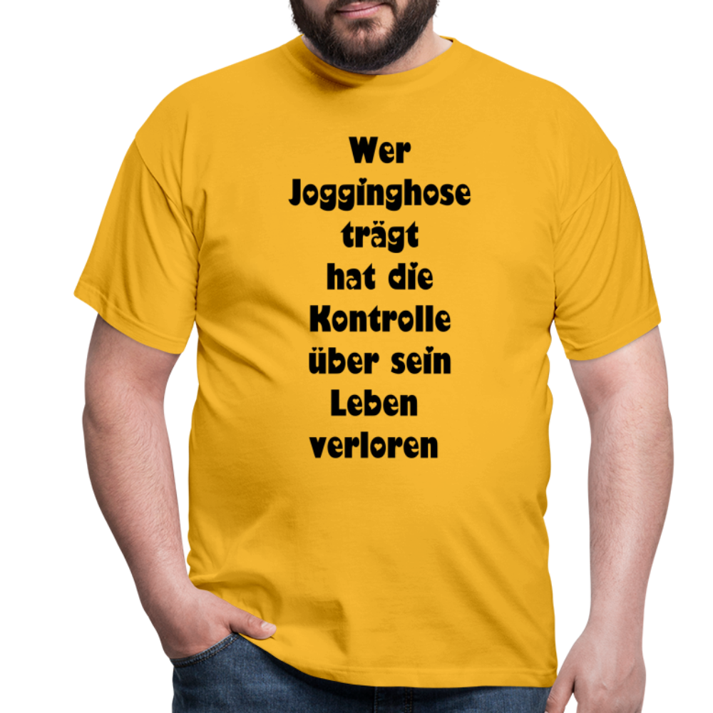 Jogginghose T-Shirt - Gelb