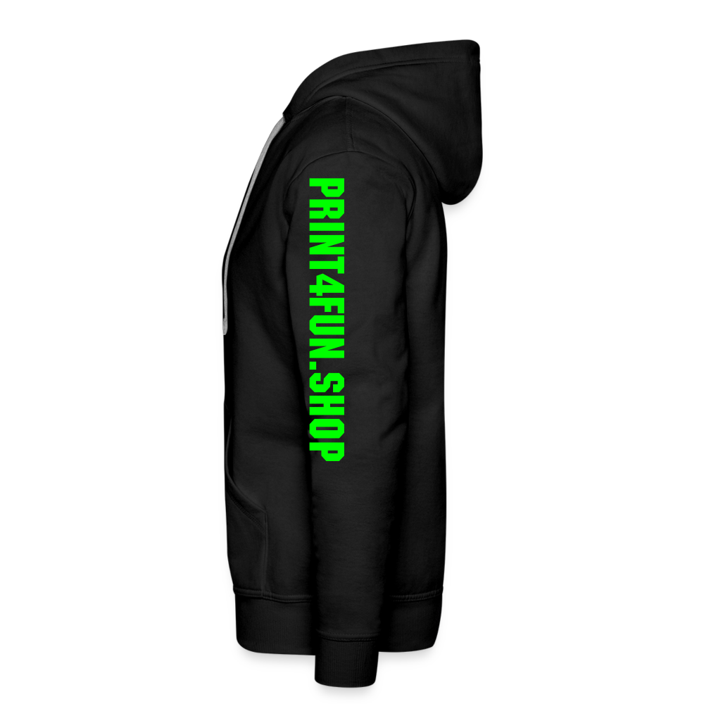 Premium Hoodie Nah & Frisch - Schwarz