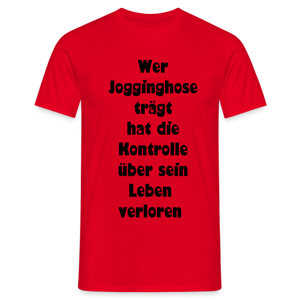 Jogginghose T-Shirt - Rot