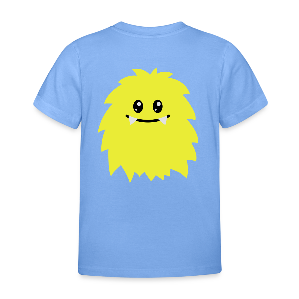 Kinder T-Shirt Monster - Himmelblau