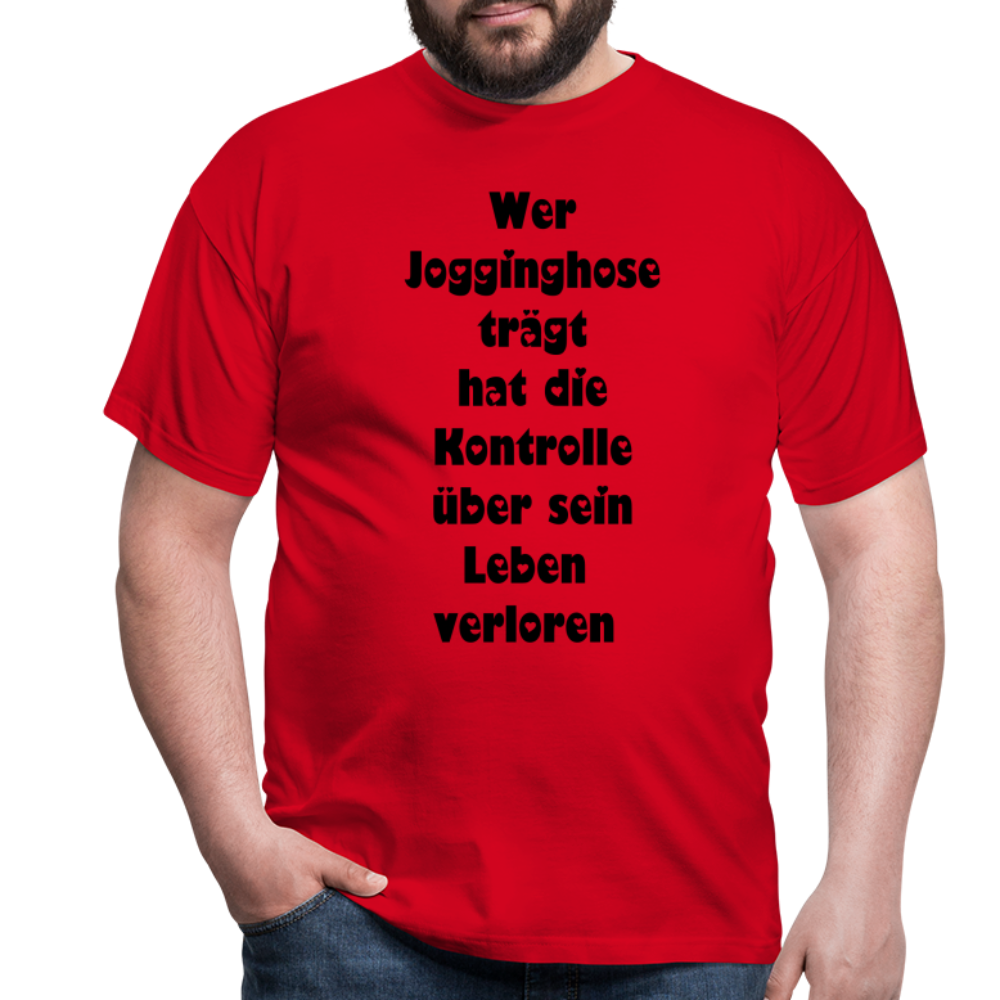 Jogginghose T-Shirt - Rot