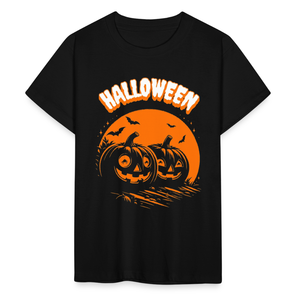 Teenager T-Shirt Halloween - Schwarz