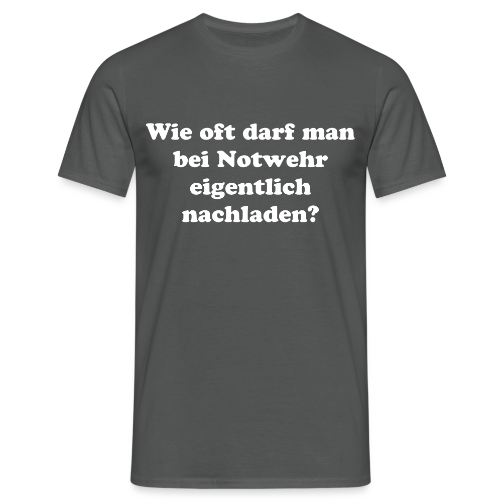 T-Shirt Notwehr - Anthrazit