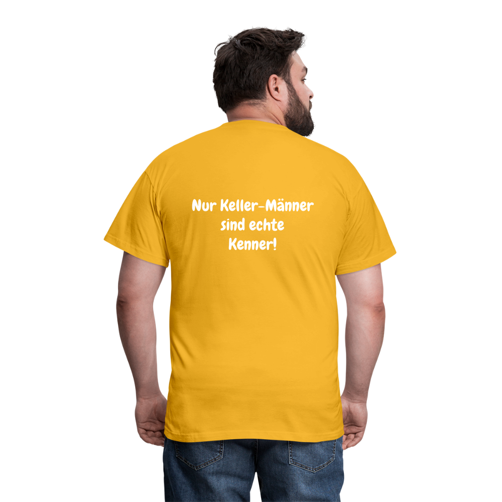 Männer T-Shirt Kellerunde - Gelb