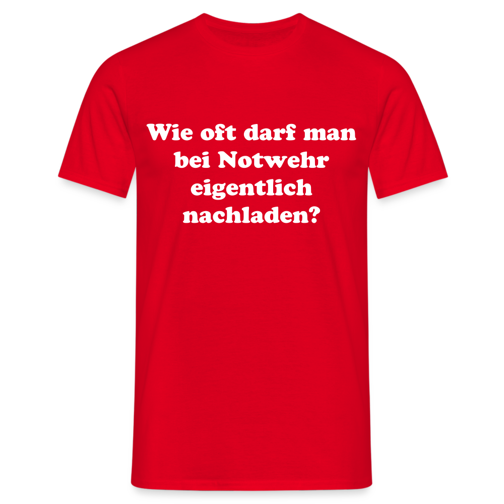 T-Shirt Notwehr - Rot