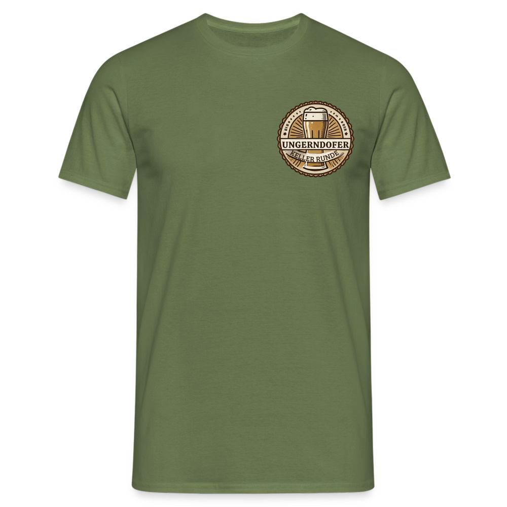 Männer T-Shirt Kellerunde - Militärgrün