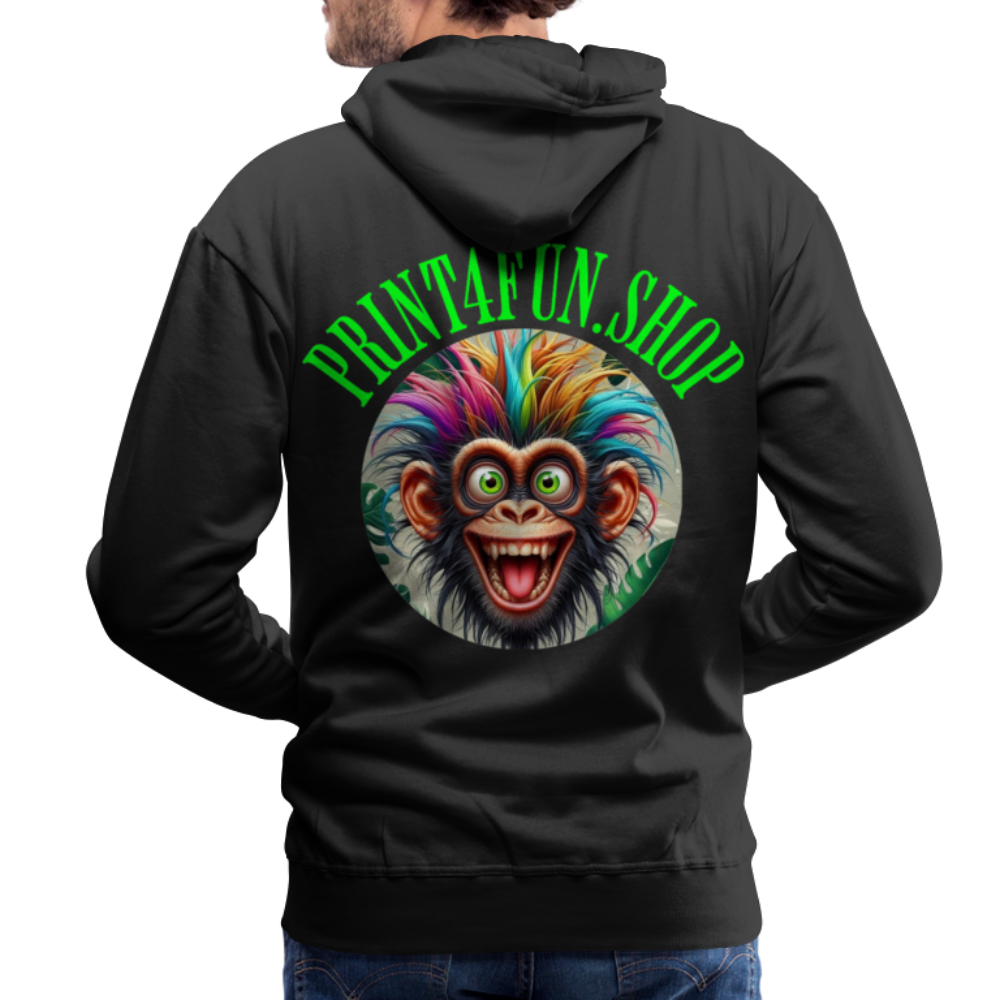 Männer Premium Hoodie PRINT4FUN - Schwarz