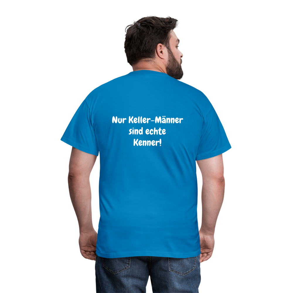 Männer T-Shirt Kellerunde - Royalblau