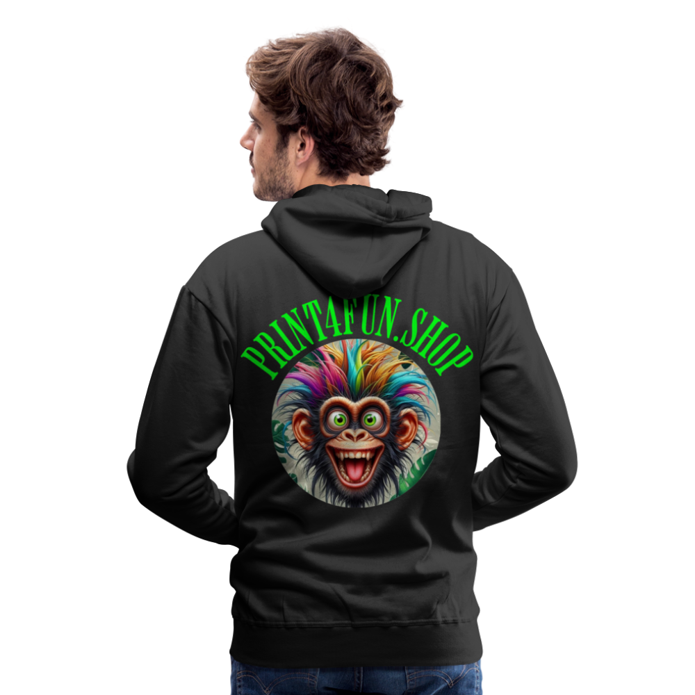 Männer Premium Hoodie PRINT4FUN - Schwarz