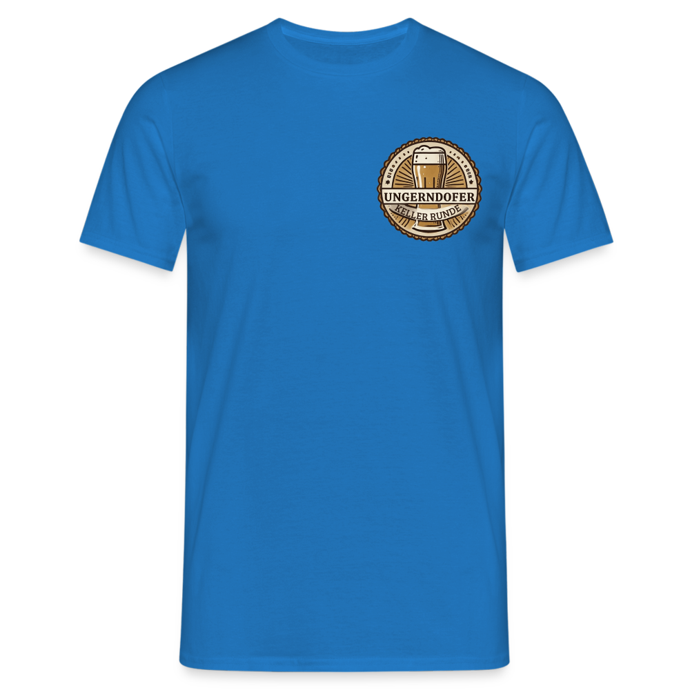 Männer T-Shirt Kellerunde - Royalblau