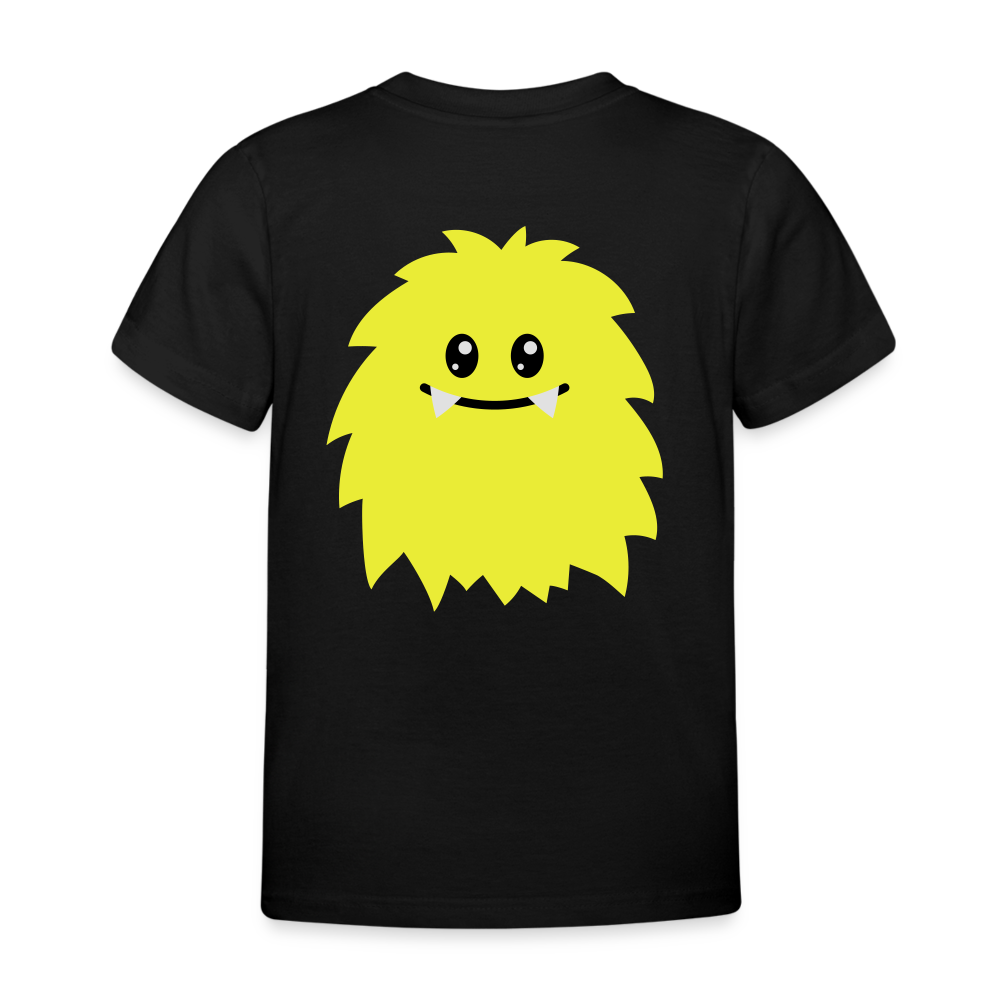 Kinder T-Shirt Monster - Schwarz