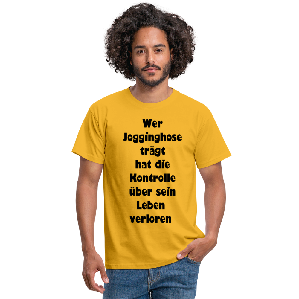 Jogginghose T-Shirt - Gelb