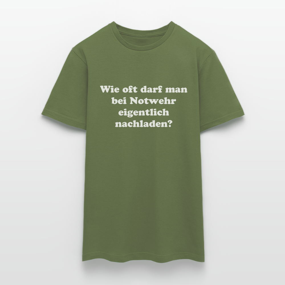 T-Shirt Notwehr - Militärgrün