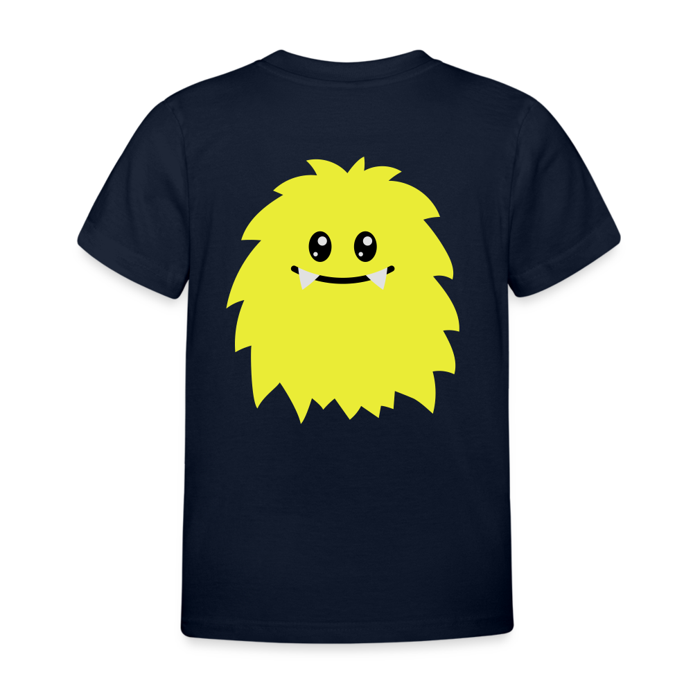 Kinder T-Shirt Monster - Navy