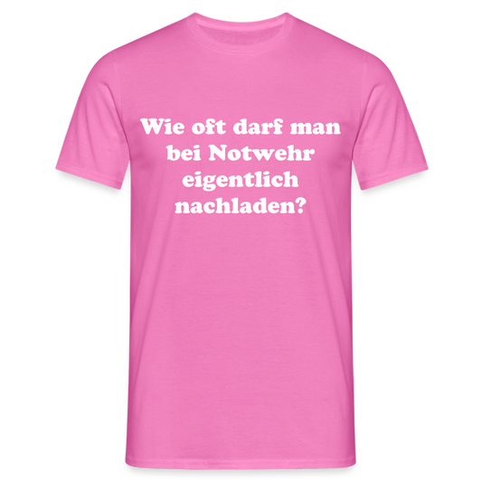 T-Shirt Notwehr - Pink