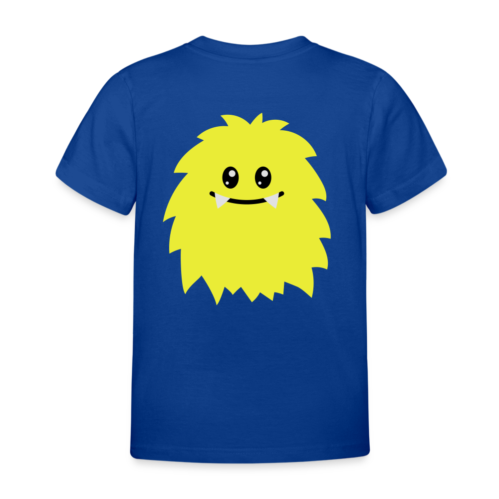 Kinder T-Shirt Monster - Royalblau