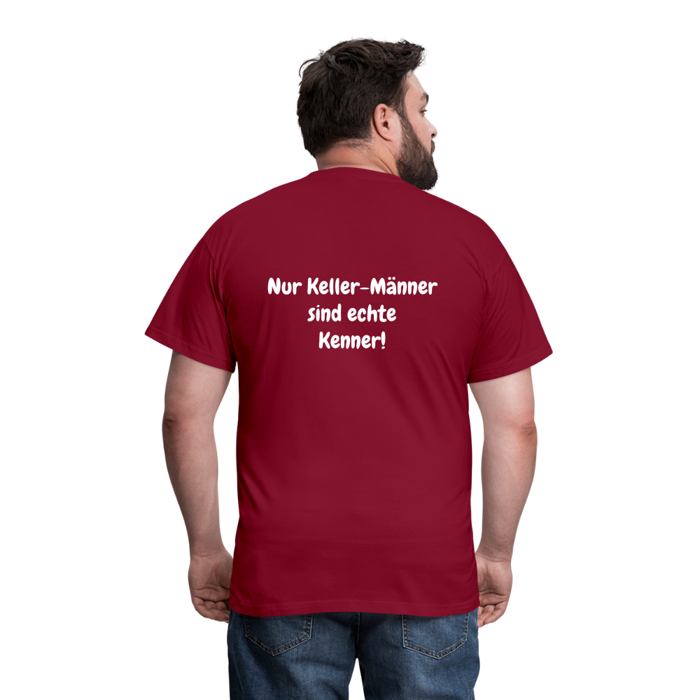 Männer T-Shirt Kellerunde - Ziegelrot