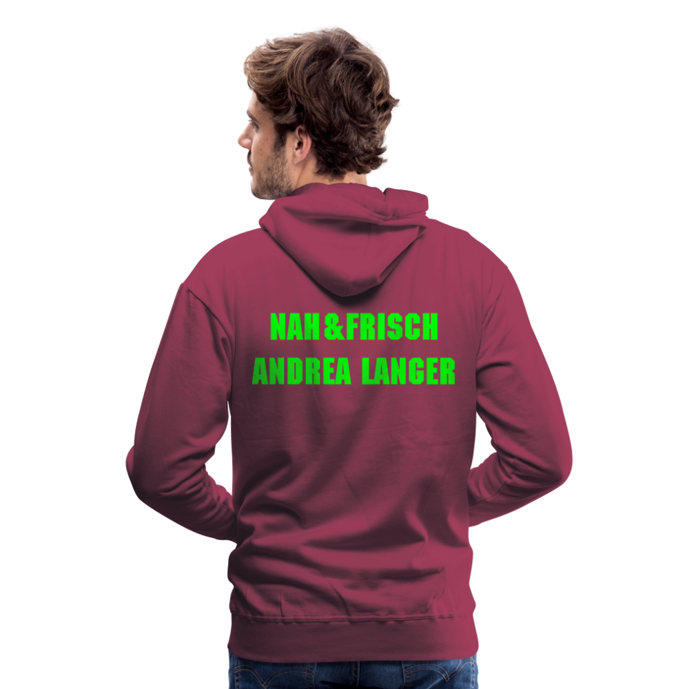 Premium Hoodie Nah & Frisch - Bordeaux