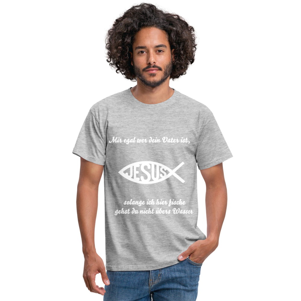 Männer T-Shirt - Grau meliert