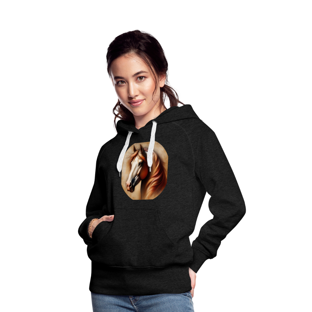 Frauen Premium Hoodie - Anthrazit