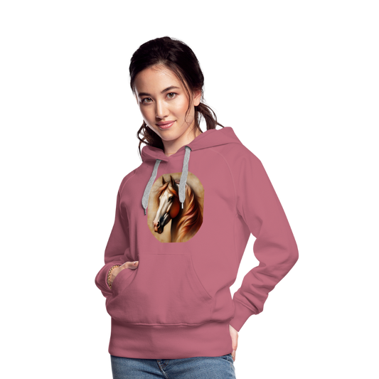 Frauen Premium Hoodie - Malve