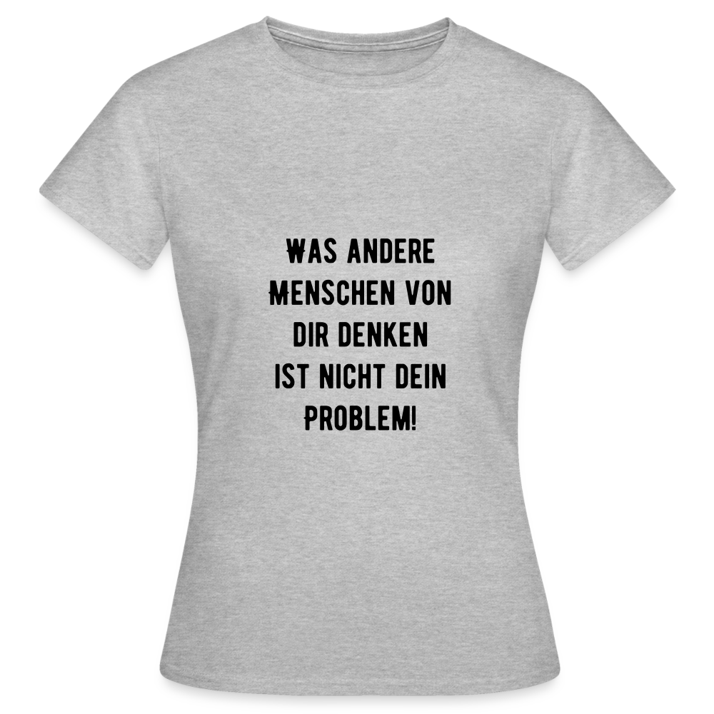 Frauen T-Shirt - Grau meliert