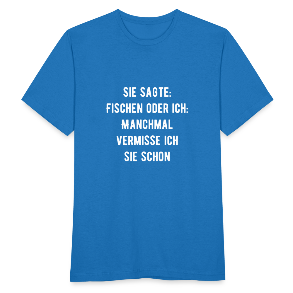 Männer T-Shirt - Royalblau