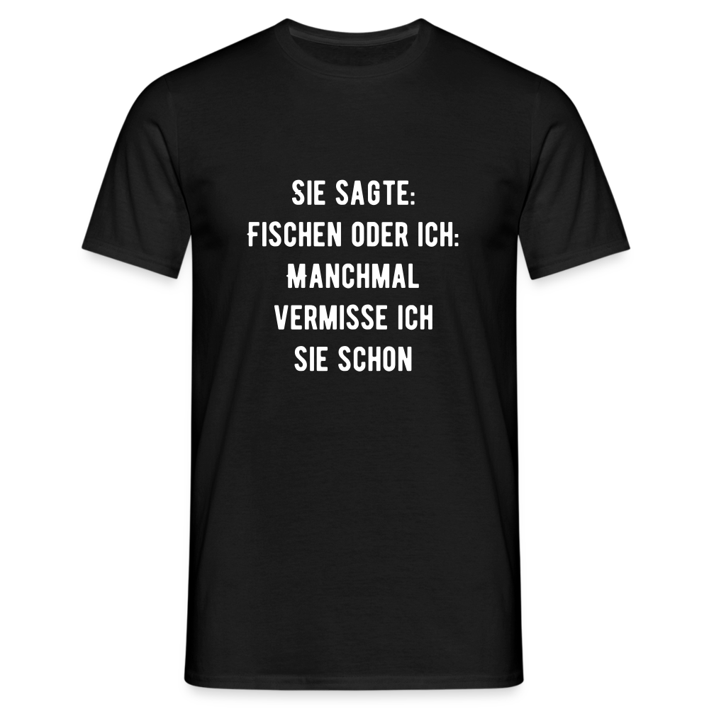 Männer T-Shirt - Schwarz
