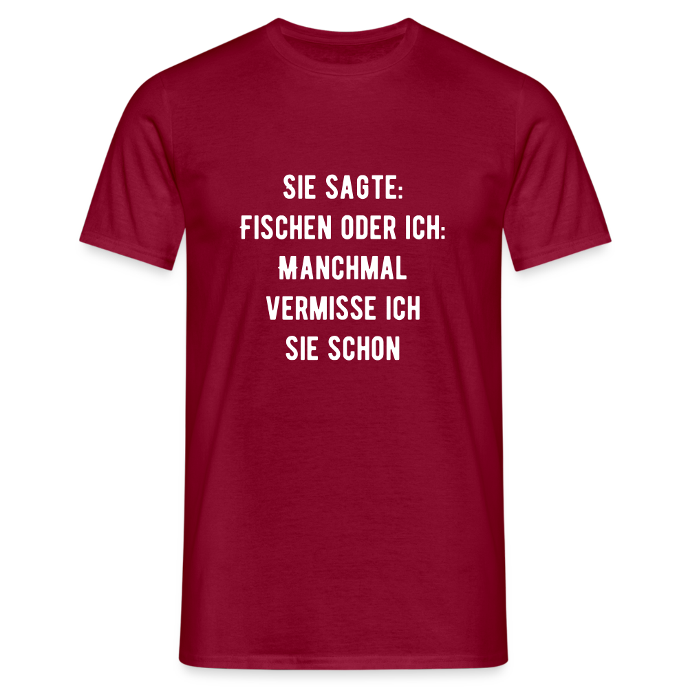 Männer T-Shirt - Ziegelrot