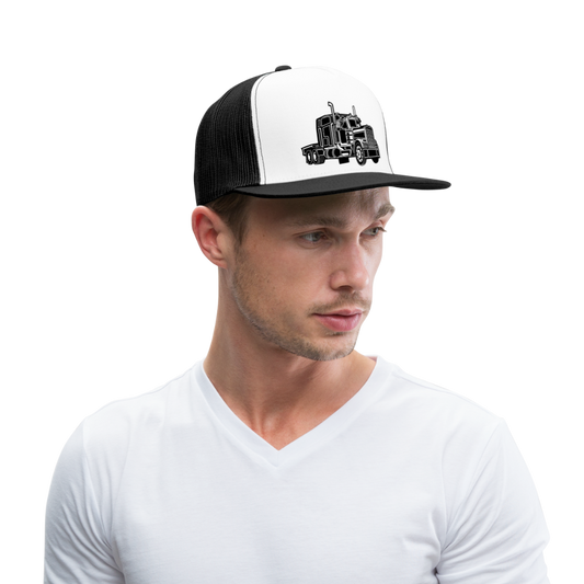Trucker Cap - Weiß/Schwarz
