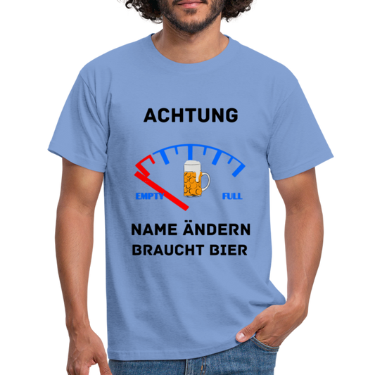 Männer T-Shirt - carolina blue
