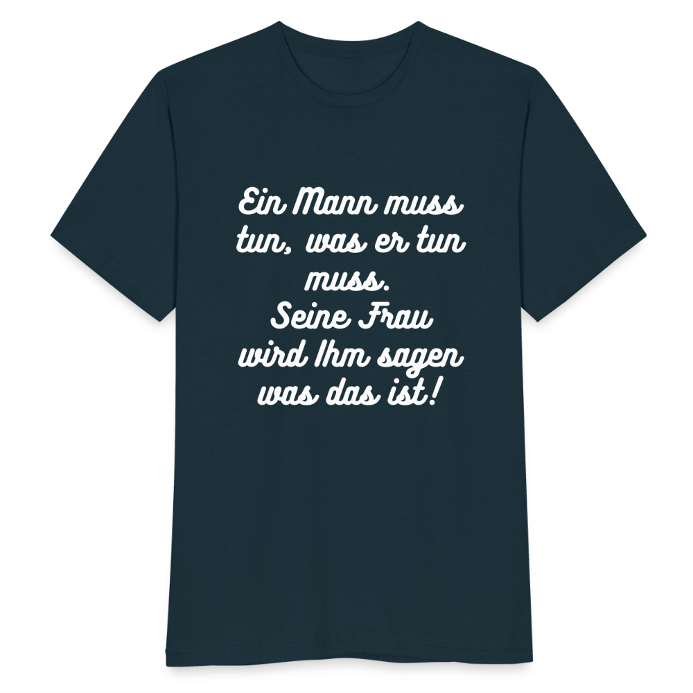 Männer T-Shirt - Navy