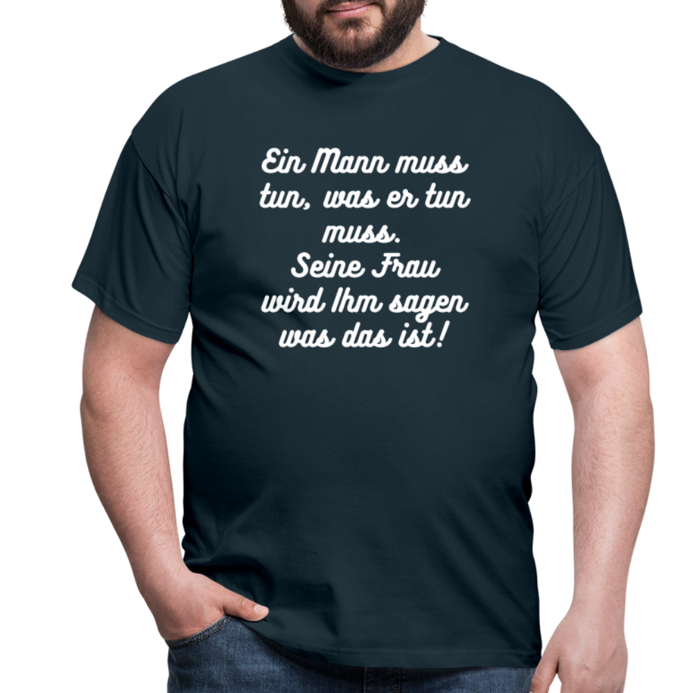 Männer T-Shirt - Navy