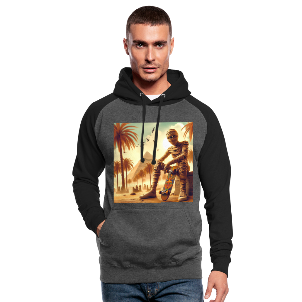 Unisex Scaterhoodie - Graphit/Schwarz
