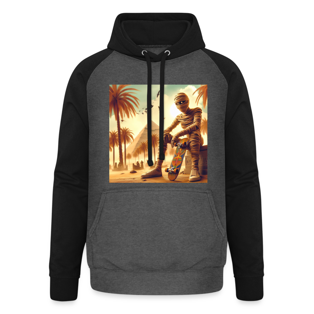 Unisex Scaterhoodie - Graphit/Schwarz