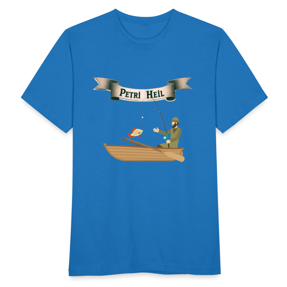 T-Shirt Petri heil - Royalblau
