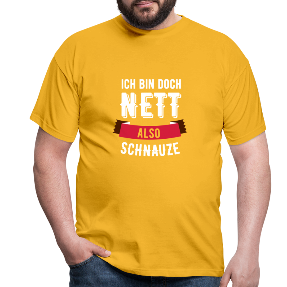 Ich bin nett T-Shirt - Gelb
