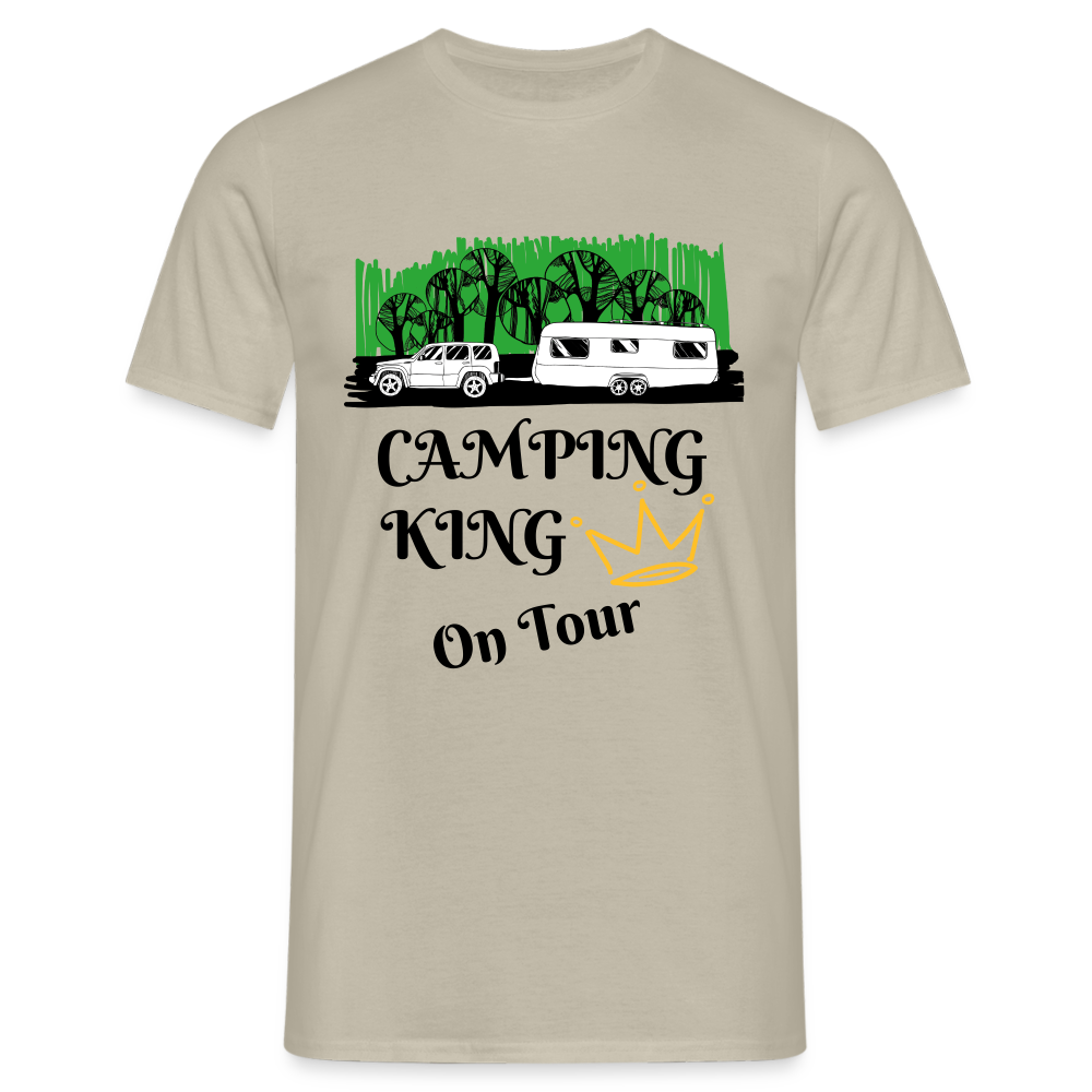 Camping King T-Shirt - Sandbeige