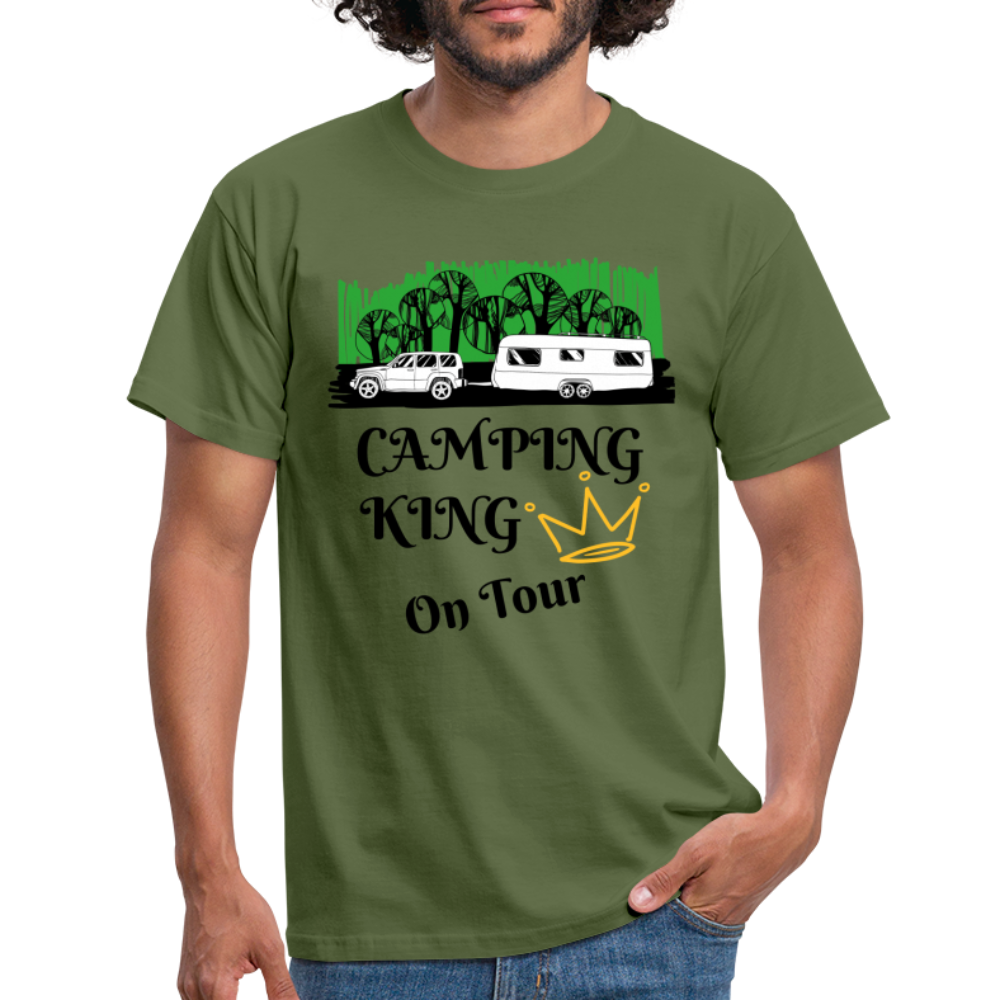 Camping King T-Shirt - Militärgrün