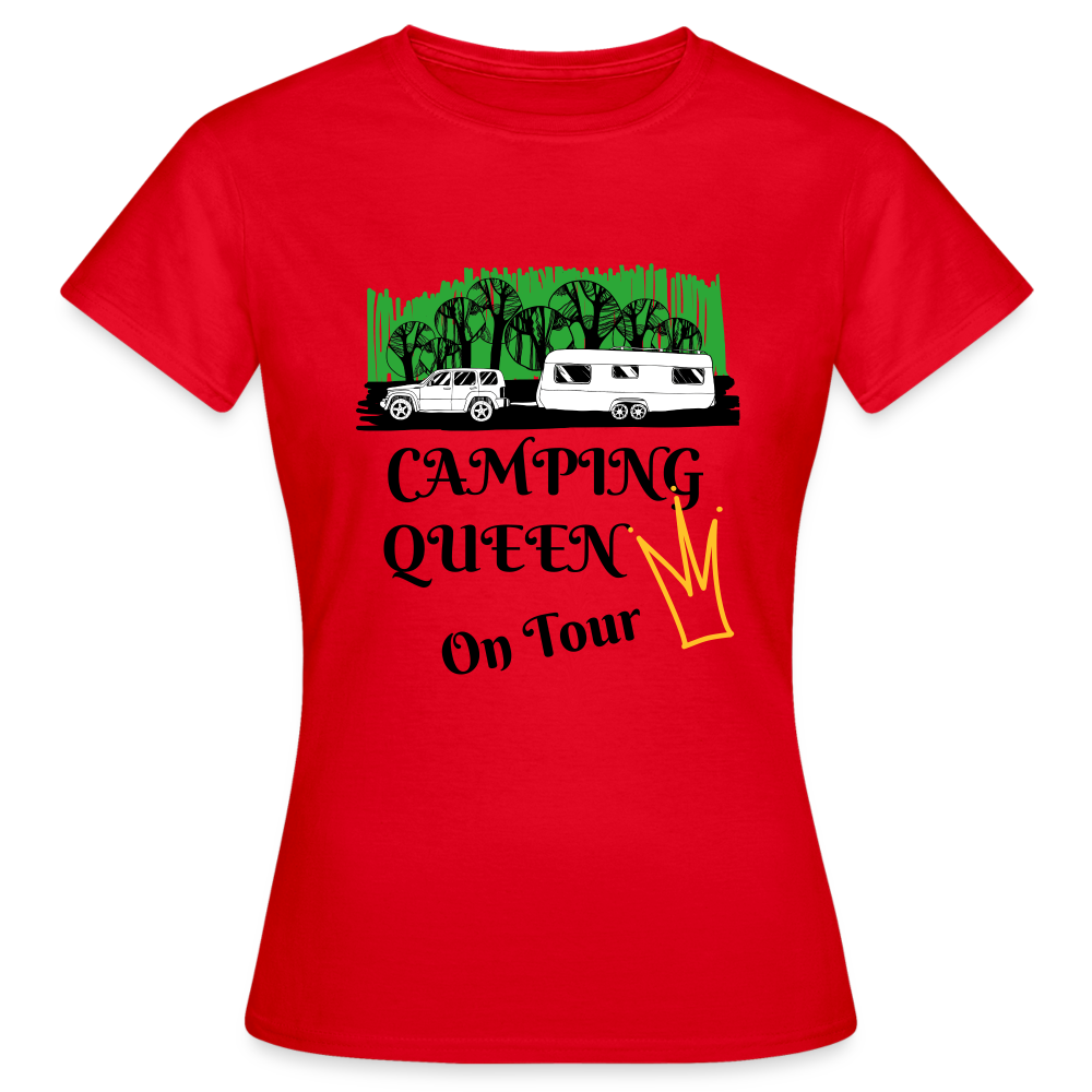 Camping Queen T-Shirt - Rot