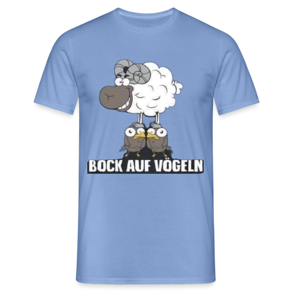 Bock auf Vögeln T-Shirt - carolina blue