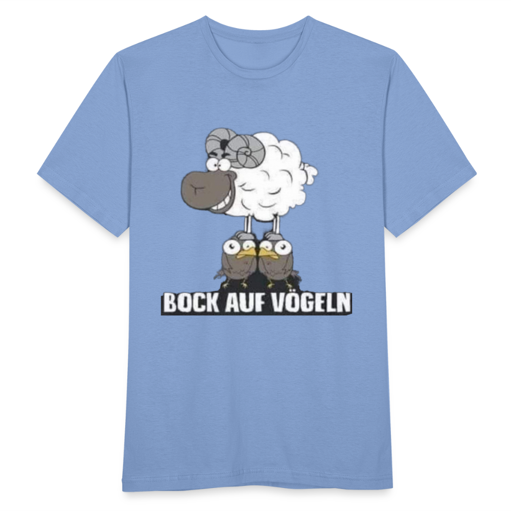 Bock auf Vögeln T-Shirt - carolina blue